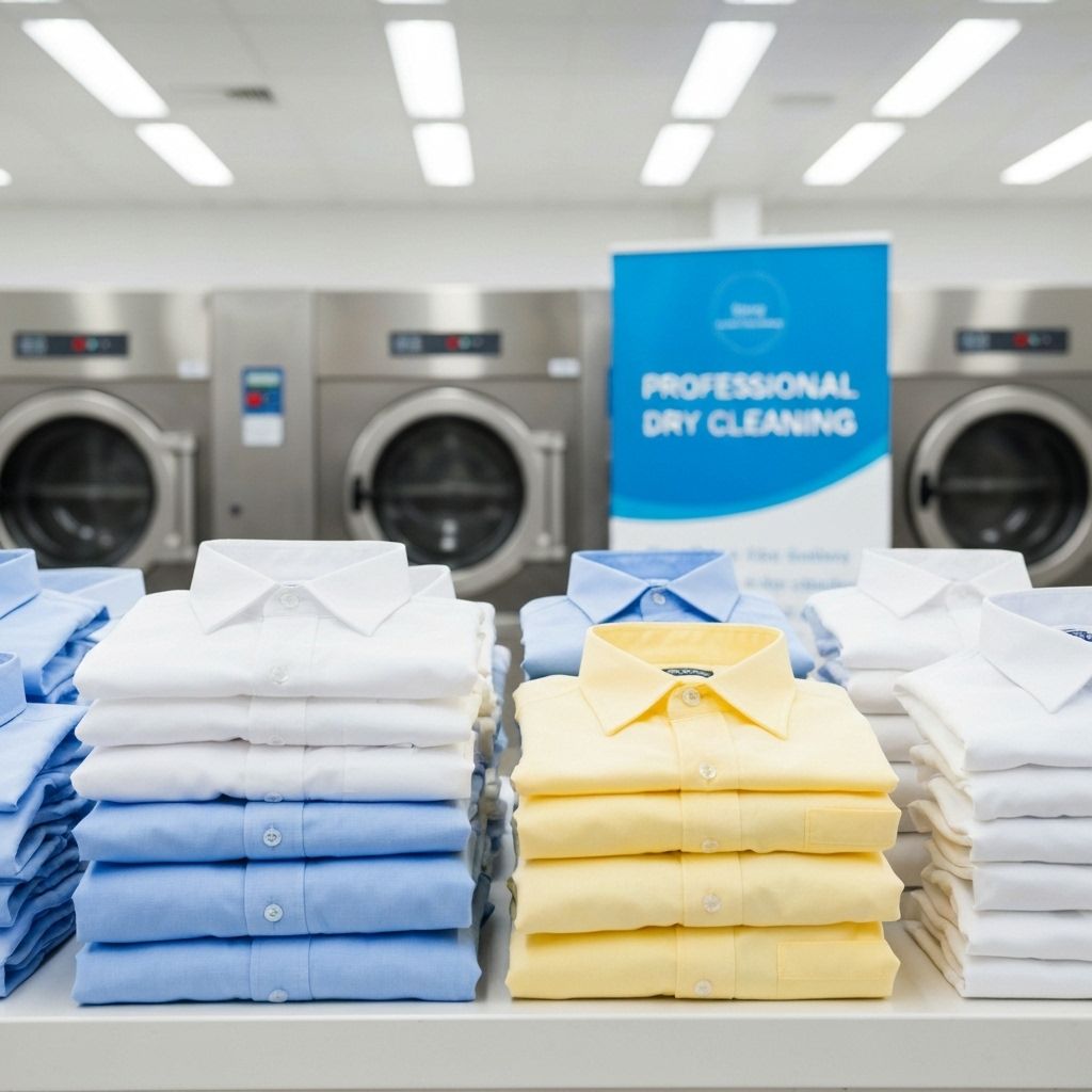 Professional dry cleaning service