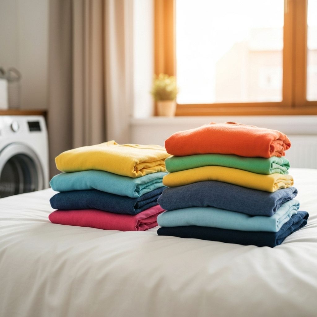 Wash and fold laundry service